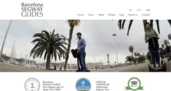 Desktop Screenshot of barcelonasegwayglides.com
