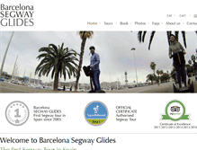 Tablet Screenshot of barcelonasegwayglides.com